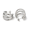 Non-Tarnish 304 Stainless Steel Stud Earrings EJEW-Z026-12P-2