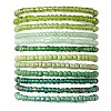 12Pcs Round Glass Seed Beads Stretch Bracelets BJEW-JB13503-3