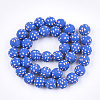 Handmade Polymer Clay Beads Strands X-CLAY-S092-19A-2