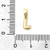 Brass Letter Charms KK-G554-22G-J-3