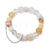 Natural Miexed Gemstome Beaded Stretch Bracelets for Women BJEW-TA00739-3