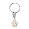 Turtle Dyed Synthetic Turquoise Keychain KEYC-JKC00962-02-1