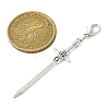 Alloy Sword Big Pendant Decoration HJEW-JM02179-3