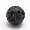 Natural Lava Rock Bead Strands G-A163-03-8mm-4