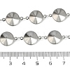 304 Stainless Steel Rhinestone Cup Chains CHS-K023-08B-P-3