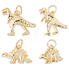 10Pcs 2 Style Rack Plating Brass Pendants KK-BBC0004-61-1