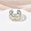 304 Stainless Steel Cuff Open Rings RJEW-Z121-02GP-02-2