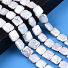 Baroque Natural Nucleated Pearl Keshi Pearl Beads Strands PEAR-S020-K09-2-2