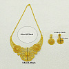 Hollow Flower Alloy Earrings & Necklaces for Women FS-WG23FC9-01-2