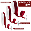 3 Rolls 3 Styles Single Face Velvet Ribbon OCOR-PH0002-87B-2