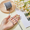 1 Roll 10M Round Braided Cowhide Cords WL-SC0001-03C-3
