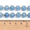 Dyed Imitation Jade Glass Beads Strands GL-Z001-02A-5