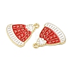 Christmas Alloy Enamel Pendants ENAM-D050-13E-02G-2