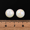 Electroplate Pearlized Glass Pearl Beads EGLA-T021-14C-01-4