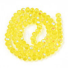 Electroplate Glass Beads Strands LS-EGLA-A034-T8mm-L28-3