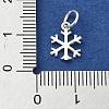 925 Sterling Silver Christmas Snowflake Charms STER-M119-16S-3