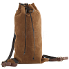 Flocking Fibre Drawstring Backpacks with PU Leather Straps and Alloy Clasps ABAG-WH20019-02A-1