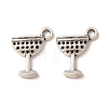 Tibetan Style Alloy Charms AL-CBA5212-10AS-1