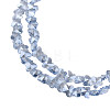 Electroplate Transparent Glass Beads Strands EGLA-N002-20A-F01-3