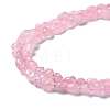 Natural Rose Quartz Beads Strands G-P497-01A-04-3