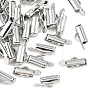 SHEGRACE Brass Slide On End Clasp Tubes XGRQ1R087-355P-1
