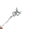 Alloy Rhinestone Hair Sticks PW-WG4157D-05-1