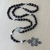 Wood Rosary Bead Necklaces FS-WG6BD27-05-1