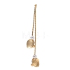 Brass Big Pendants KK-CBAB0CF-10G-1