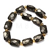 Natural Gold Pyrite/Golden Pyrite Beads Strands G-F833-D01-01-3