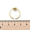 Brass Open Cuff Rings for Women RJEW-A061-02G-3