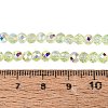 Transparent Glass Beads Strands EGLA-N016-4mm-07-4