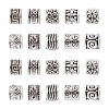 Kissitty 100Pcs 10 Style Tibetan Style European Beads FIND-KS0001-17-2