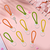 12Pcs 3 Colors PU Leather Knitting Keychains KEYC-CL0001-20C-7
