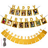 Paper Glitter Happy Birthday Photo Hanging Banner DIY-FZC0002-04C-1