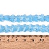 Opaque Glass Beads Strands GLAA-N073-01F-4