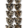 Spray Printed Synthetic Turquoise Beads Strands TURQ-P002-03A-01-3