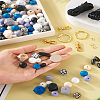 DIY Beaded Keychain Bracelet Making Kit DIY-TA0004-23-7