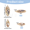 10Pcs 2 Styles Resin  Abalone Paua Shell Pendants FIND-BC0004-61-2