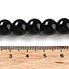 Black Glass Pearl Round Loose Beads For Jewelry Necklace Craft Making X-HY-10D-B20-4