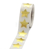 Metallic Foil Star Shape Paper Sticker Labels X-DIY-E023-03-3