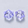 Transparent Spray Painted Glass Beads GLAA-S190-005A-01-2