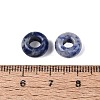 Natural Blue Spot Jasper European Beads G-Q602-04L-3