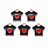 Alloy Enamel Pendants ENAM-S121-088C-2