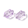 Dyed & Heated Transparent Glass Beads GLAA-F132-01H-2