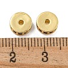 Rack Plating Brass Micro Pave Cubic Zirconia Beads KK-U030-27G-01-2