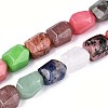 Natural & Synthetic Mixed Stone Beads Strands G-T142-75-4