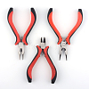 3Pcs 45# Carbon Steel DIY Jewelry Plier Sets PT-R010-12-2