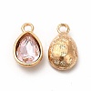 Faceted Glass Rhinestone Pendants GLAA-I051-AM-3