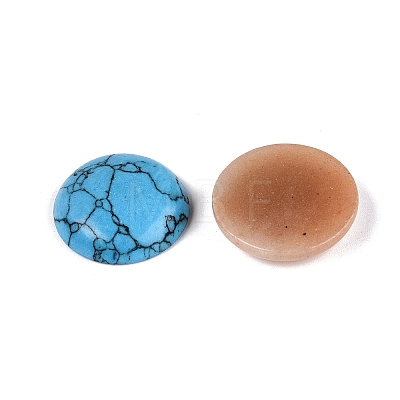 Natural & Synthetic Mixed Stone Cabochons G-Q601-37B-1