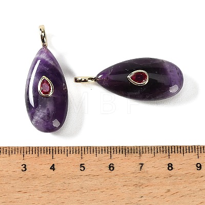 Natural Amethyst Pendants GG-CBA6382-05C-1